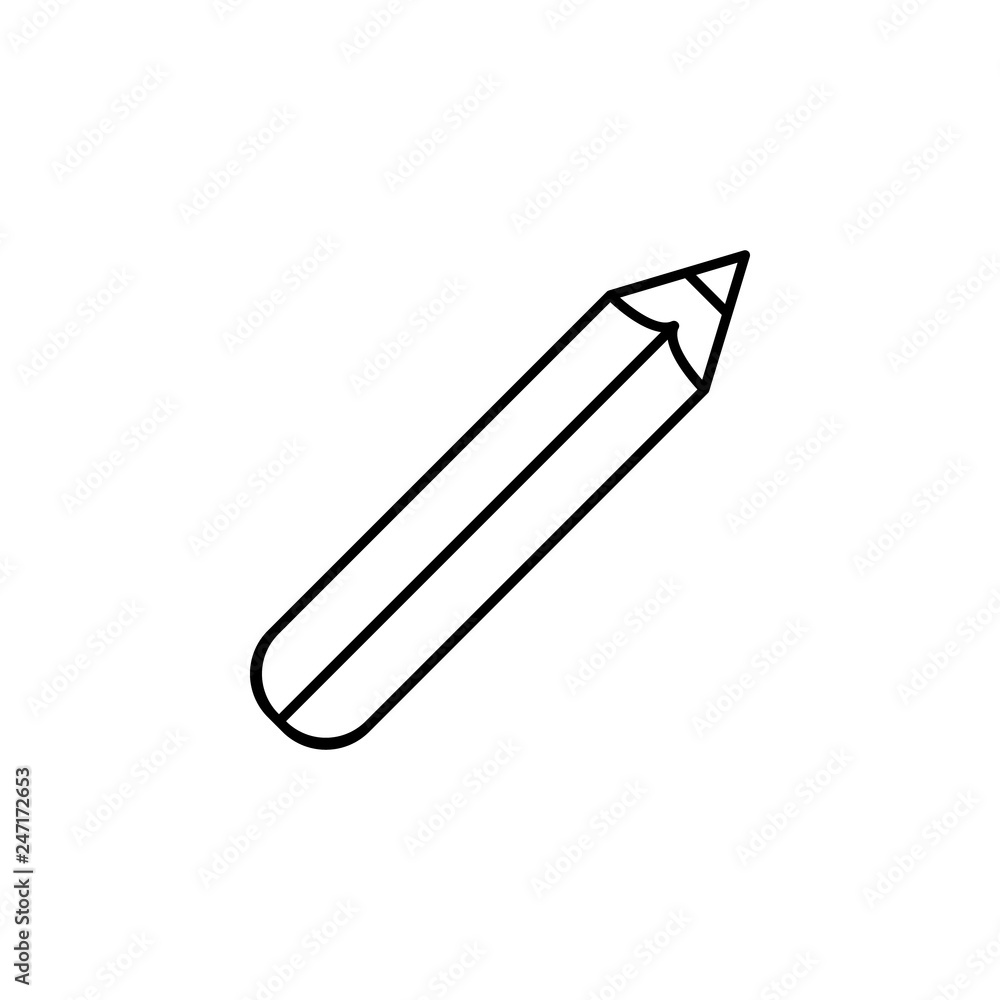 pencil, draw icon. Element of education illustration. Signs and symbols can be used for web, logo, mobile app, UI, UX pencil, draw icon. Element of education illustration. Signs and symbols can be used for web, logo, mobile app, UI, UX