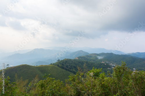 sky and blue sky in elephants wars Hill  Noen Chang Suek  Base camp at Pilok Thong Pha Phum National Park kanchanaburi   Thailand