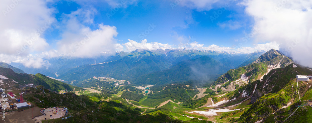 Красная Поляна горы панорама