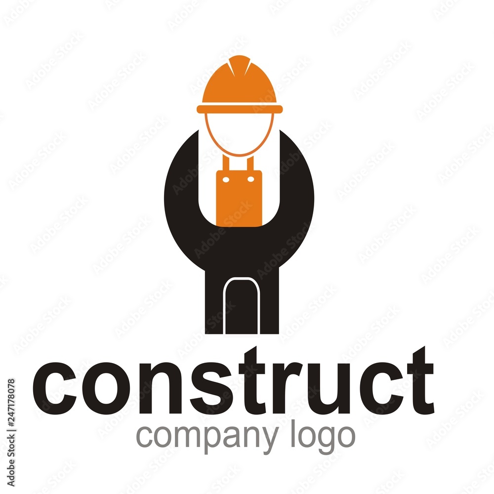 construct logo template for your company
