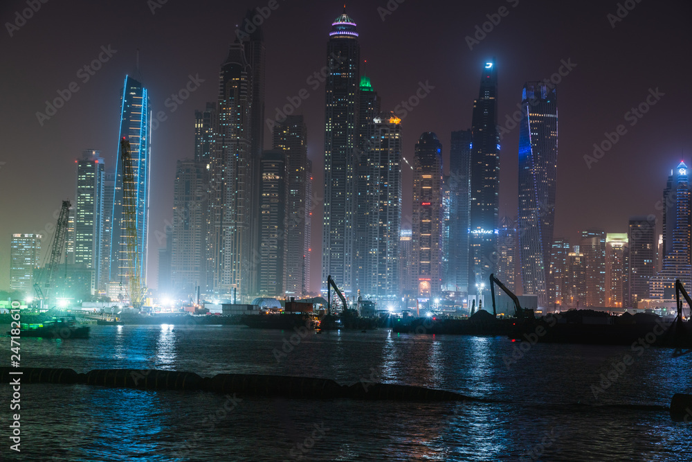 Fototapeta premium Dubaj, Zjednoczone Emiraty Arabskie, fotografia podróżnicza 2019