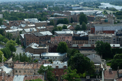 View of Riga from Latvian academy of sciences, Latvia 2016