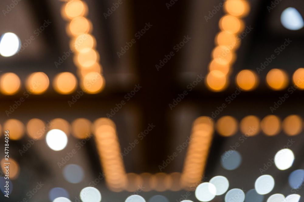 Beautiful bokeh with a cross in the background Beautiful bokeh with a cross in the background