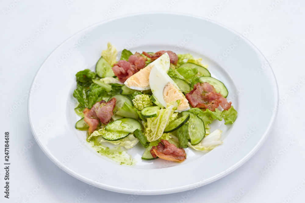 salad on the table salad on the table