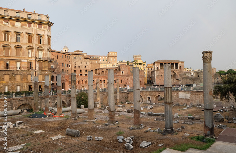Ancient Roman Forum, UNESCO World Heritage Site, Rome, Lazio, Italy  