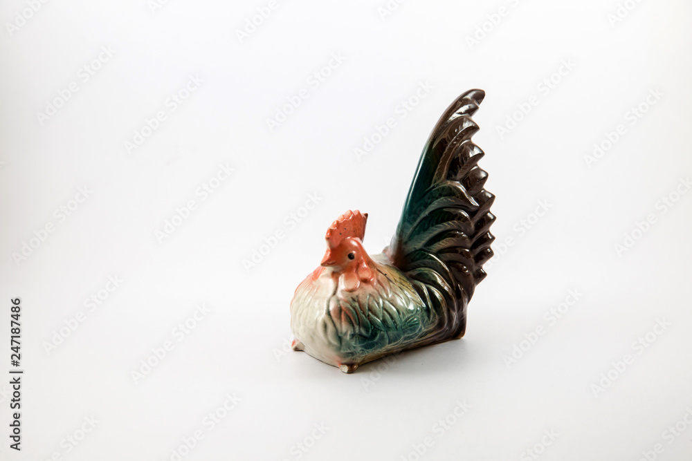 Fototapeta premium figurine rooster