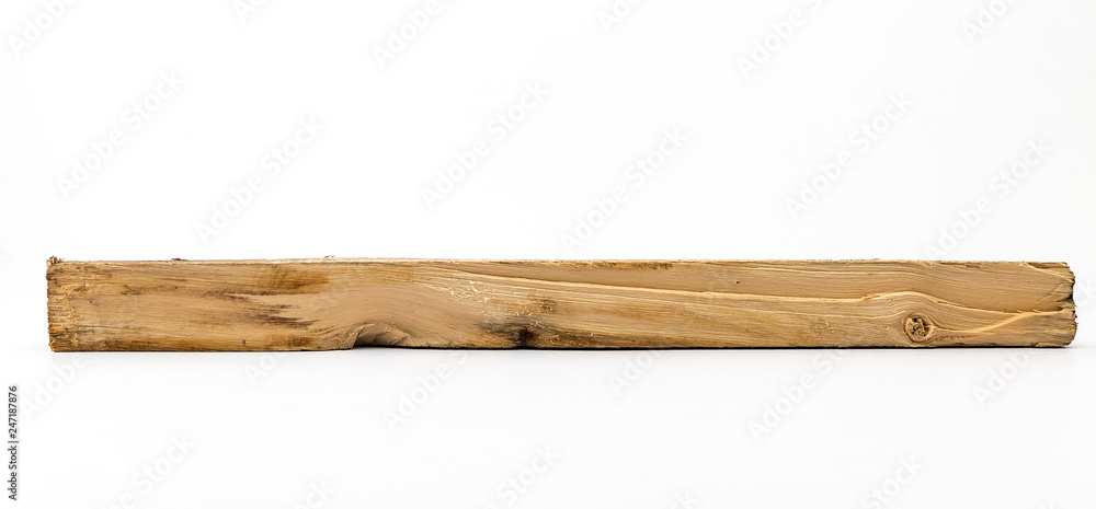 Timber is cut isolated on white Timber is cut isolated on white
