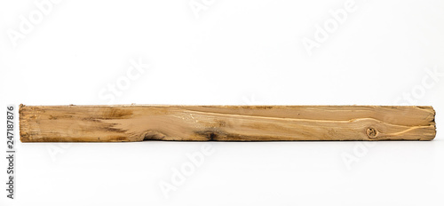 Obraz na plátně Timber is cut isolated on white