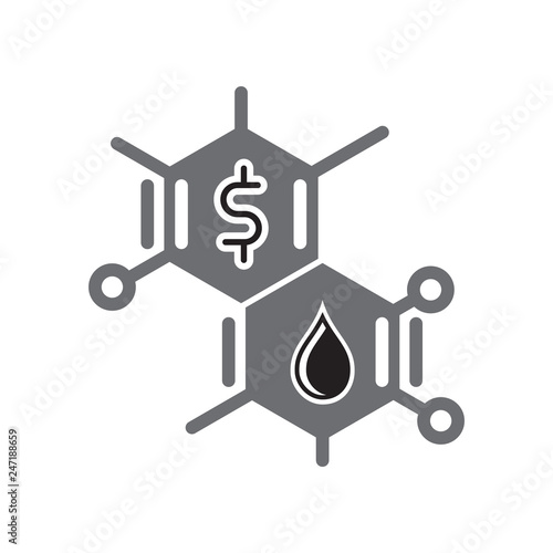 Oil icon on white background for graphic and web design  Modern simple vector sign. Internet concept. Trendy symbol for website design web button or mobile app