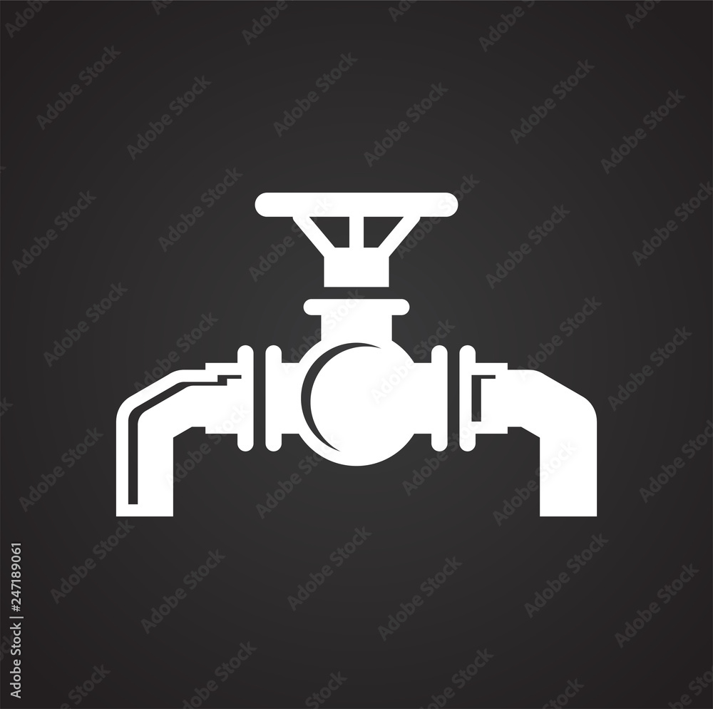 Oil refining industry icon on black background for graphic and web design, Modern simple vector sign. Internet concept. Trendy symbol for website design web button or mobile app Oil refining industry icon on black background for graphic and web design, Modern simple vector sign. Internet concept. Trendy symbol for website design web button or mobile app