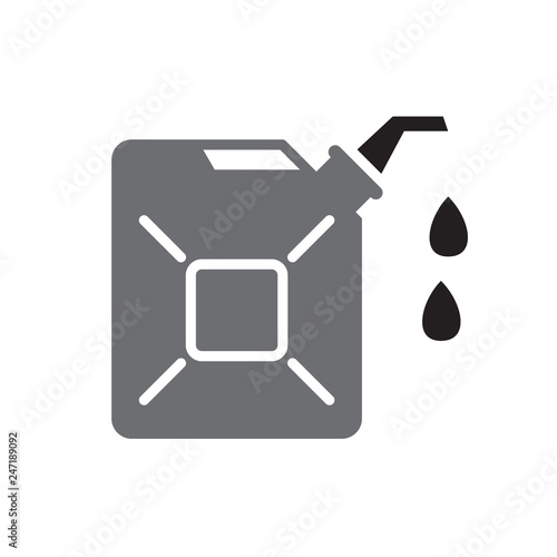 Oil product icon on white background for graphic and web design, Modern simple vector sign. Internet concept. Trendy symbol for website design web button or mobile app