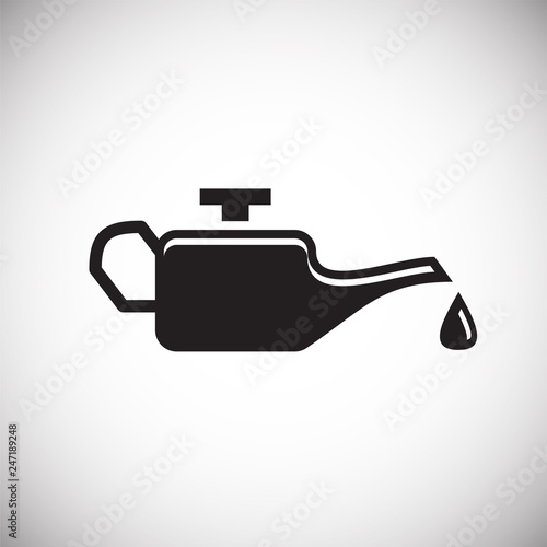 Oil product icon on white background for graphic and web design, Modern simple vector sign. Internet concept. Trendy symbol for website design web button or mobile app