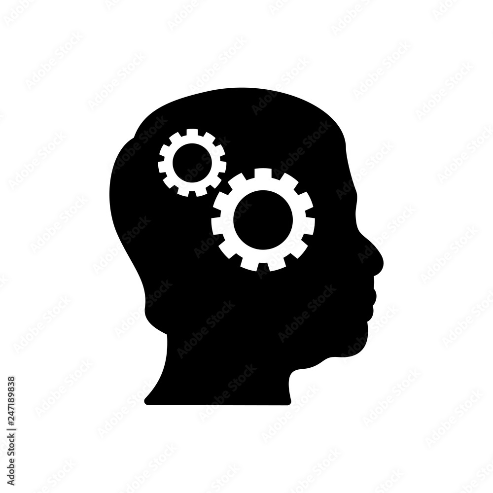 idea head bulb icon idea head bulb icon