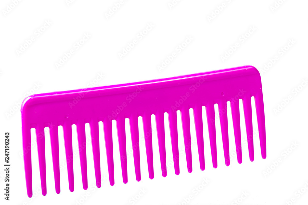 comb for hair isolated on white background comb for hair isolated on white background