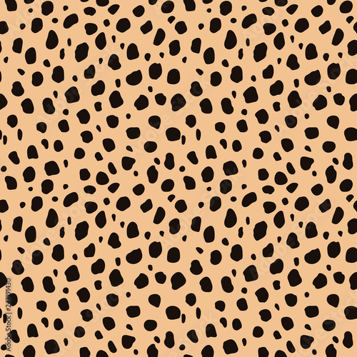 Cheetah Print Seamless Pattern - Wild animal print pattern design