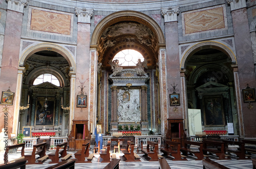 Church San Giacomo in Augusta in Rome  Italy 