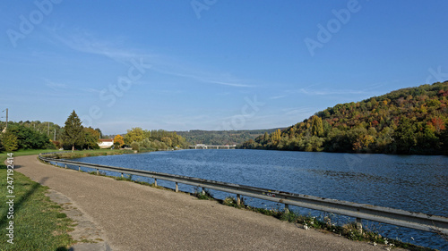 La Moselle, Sierck-les-Bains, Moselle, Grand Est, Lorraine, France © Bernard 63