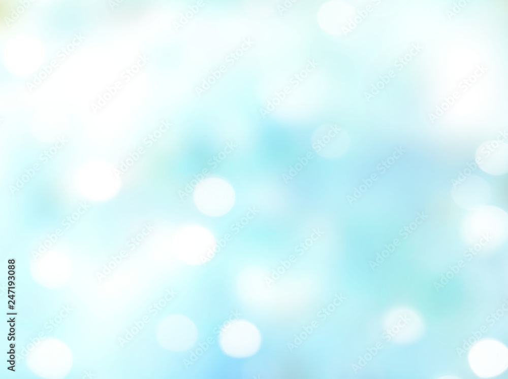 Light abstract blue blurred background.