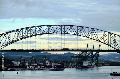 Bridge in the Panama Canal