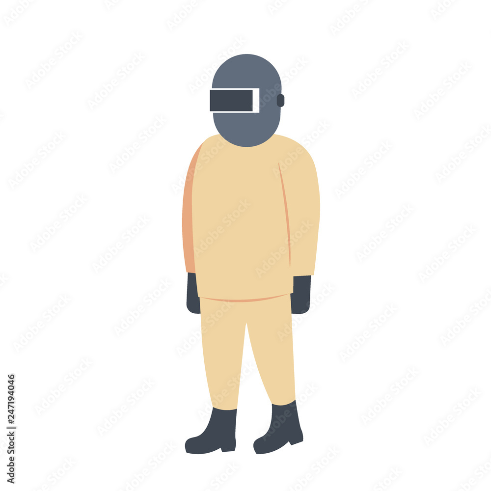welder man icon industrial worker in protective uniform and mask professional occupation concept male cartoon character full length isolated flat welder man icon industrial worker in protective uniform and mask professional occupation concept male cartoon character full length isolated flat