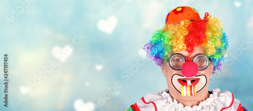 Fototapeta Naklejka Na Ścianę i Meble -  lachender Clown