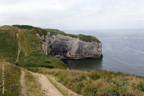 Panoramic view of Etretat