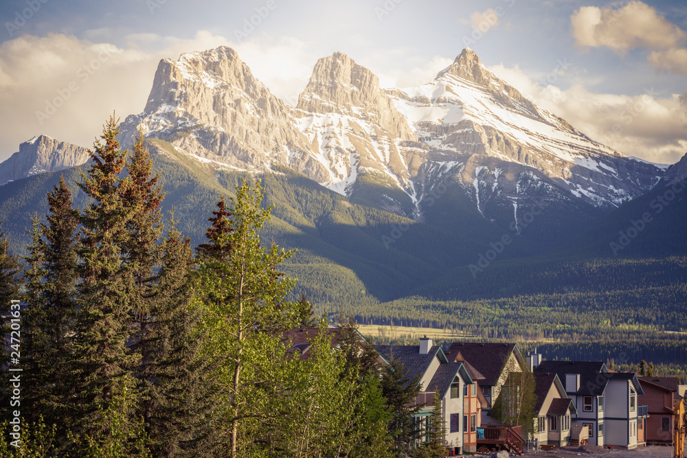 The Three Sisters in Banff National Park The Three Sisters in Banff National Park