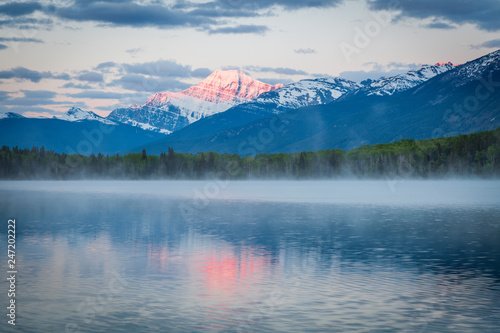 Pyramid Lake in Jasper National Park