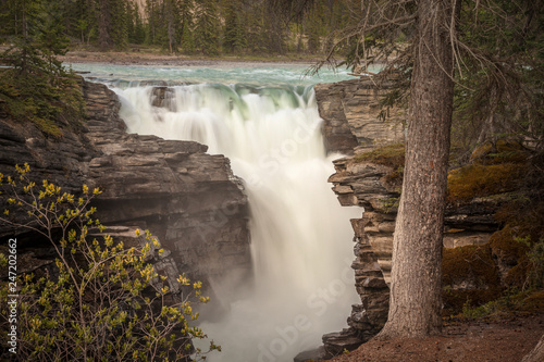 Athabasca Falls in Jasper National Park