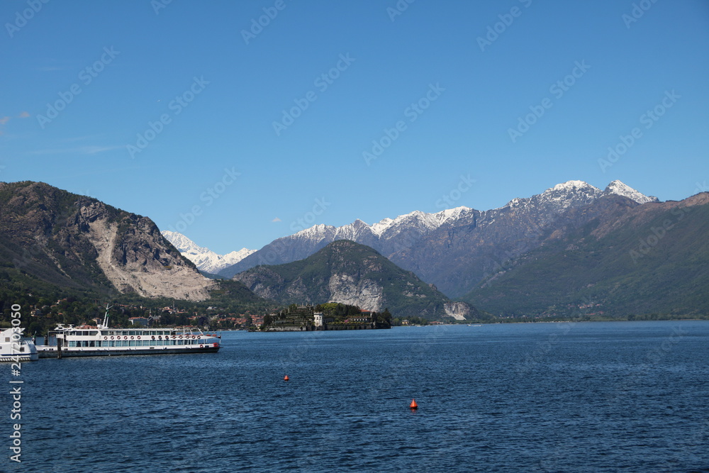 Boattrip at Lake Maggiore, Piedmont Italy