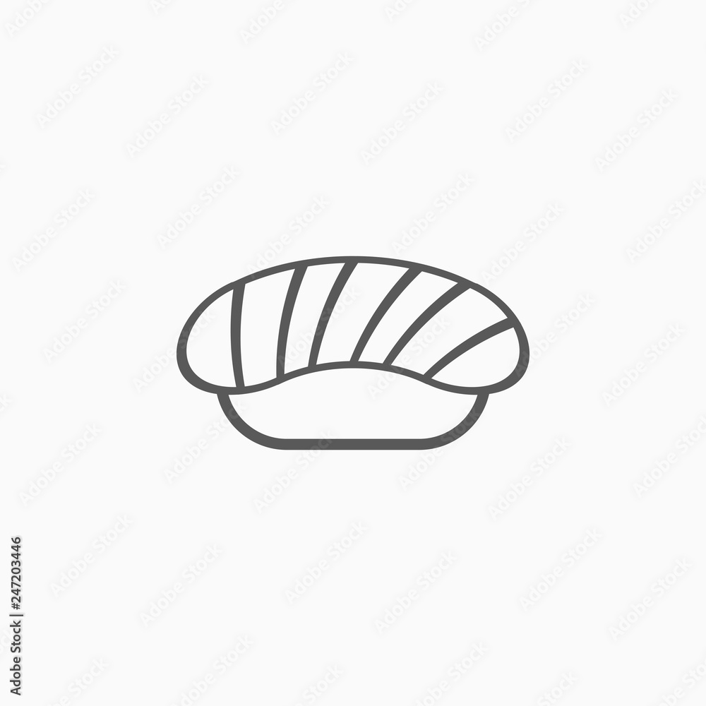 sushi icon, sushi vector sushi icon, sushi vector