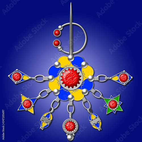 brooch for cloak