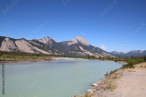August On The Athabasca River, Jasper National Park, Alberta