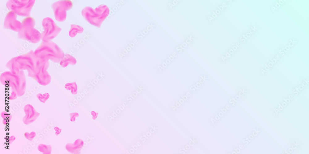 Hearts of confetti for valentines day Hearts of confetti for valentines day