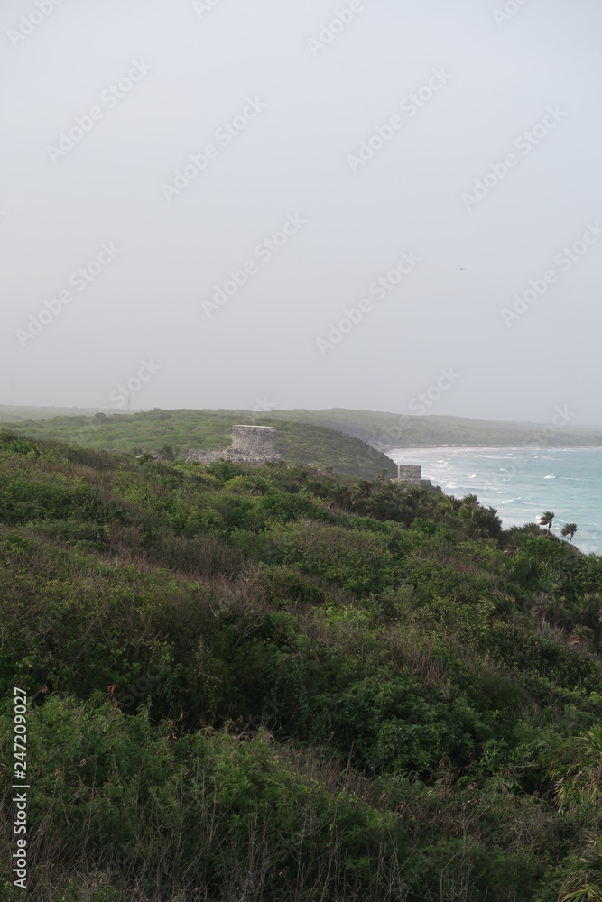 Perfect Beach at Tulum Mexico