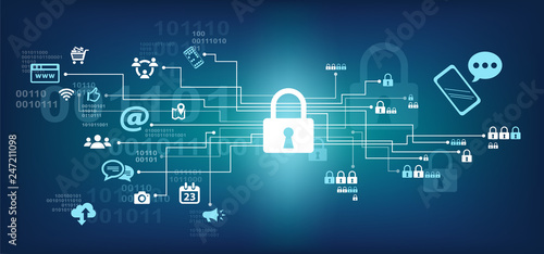 Data protection concept – vector illustration