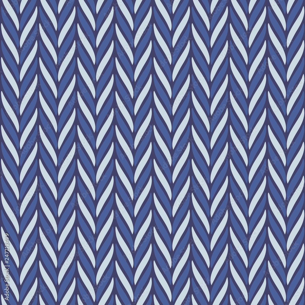 Seamless vector chevron pattern with abstract geometric elements in monochrome blue colors. Textured background Seamless vector chevron pattern with abstract geometric elements in monochrome blue colors. Textured background