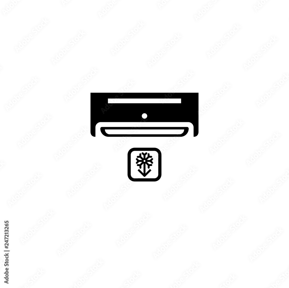 air conditioner snow icon vector. air conditioner snow vector design. sign design. flat style. Vector EPS 10 air conditioner snow icon vector. air conditioner snow vector design. sign design. flat style. Vector EPS 10