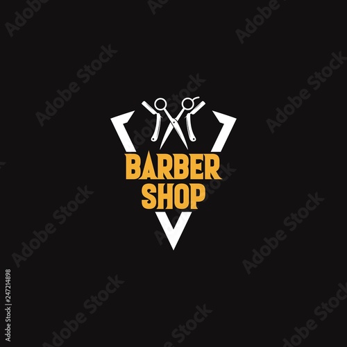 Barber Shop logo vector template
