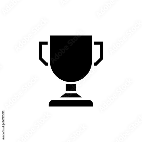 trophy football icon vector. trophy football vector design. sign design. flat style. Vector EPS 10