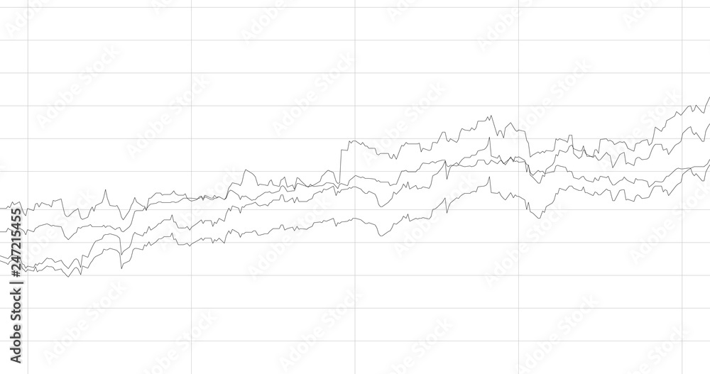 Economic graph with diagrams on the stock market, for business and financial concepts and reports. Abstract white vector background. Economic graph with diagrams on the stock market, for business and financial concepts and reports. Abstract white vector background.