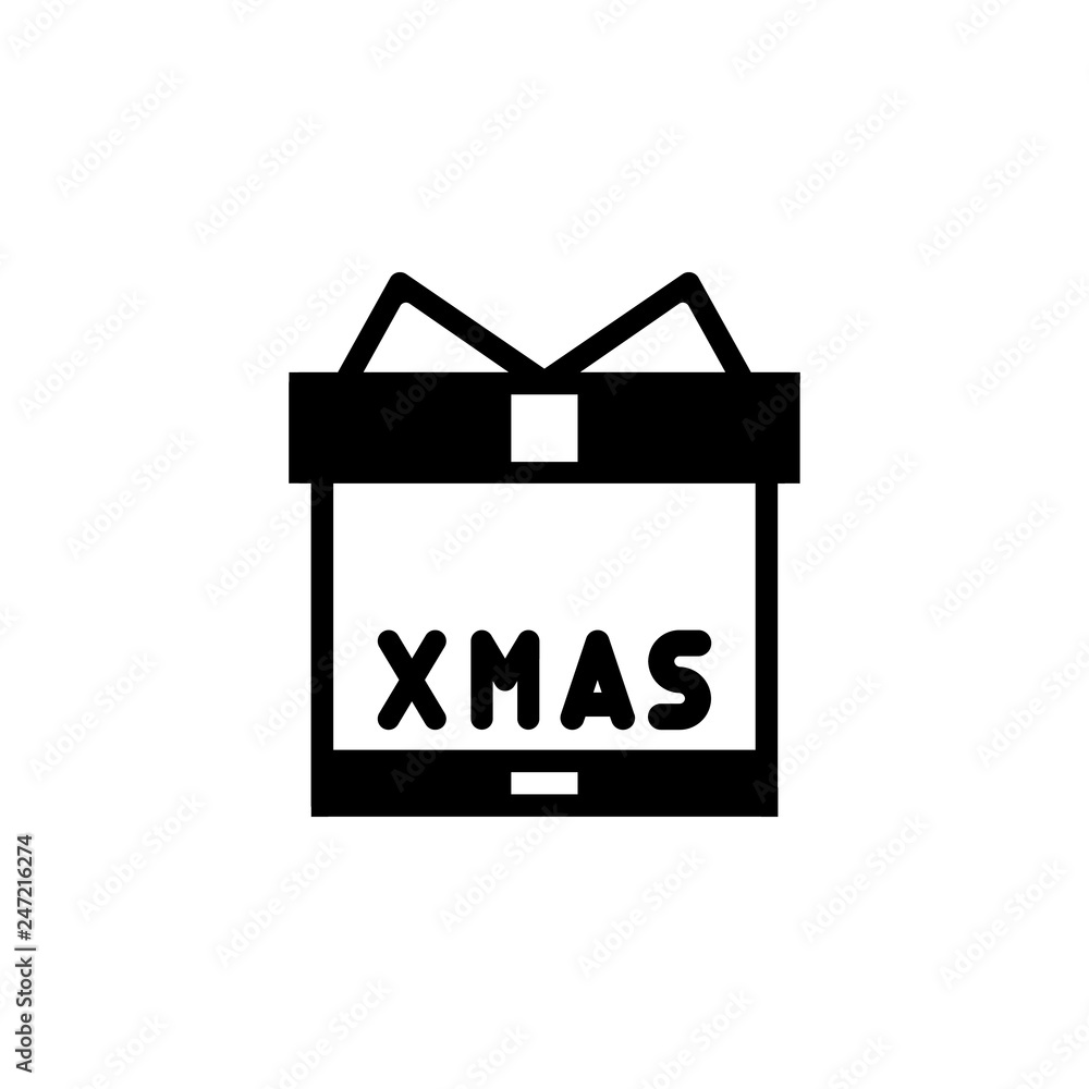 gift xmas icon vector. gift xmas vector design. sign design. flat style. Vector EPS 10 gift xmas icon vector. gift xmas vector design. sign design. flat style. Vector EPS 10