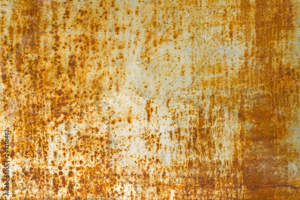 Fototapeta premium Abstract corroded rusty metal background texture, gray brown