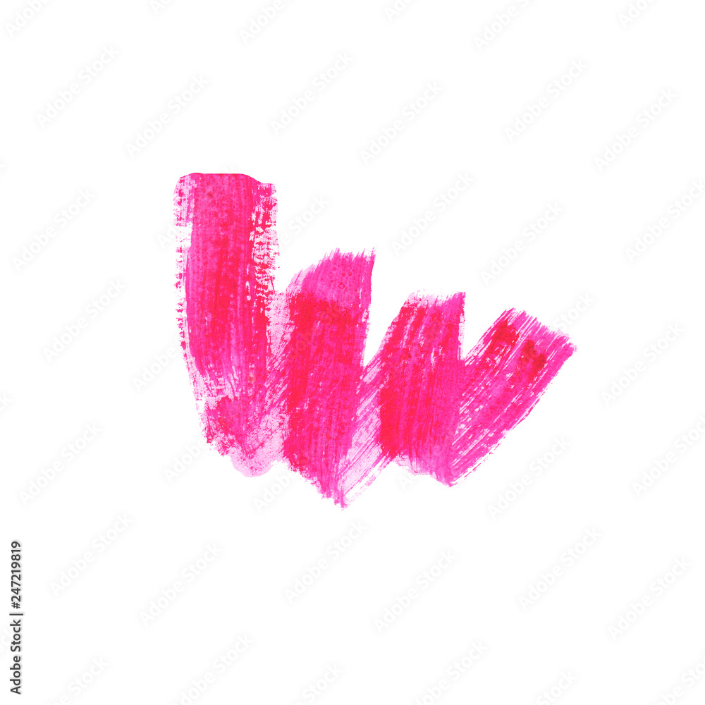 Grunge hand drawn with a brush. Curved brush stroke. purple color Grunge hand drawn with a brush. Curved brush stroke. purple color