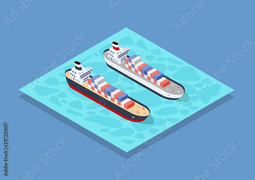 Isometric ship cargo