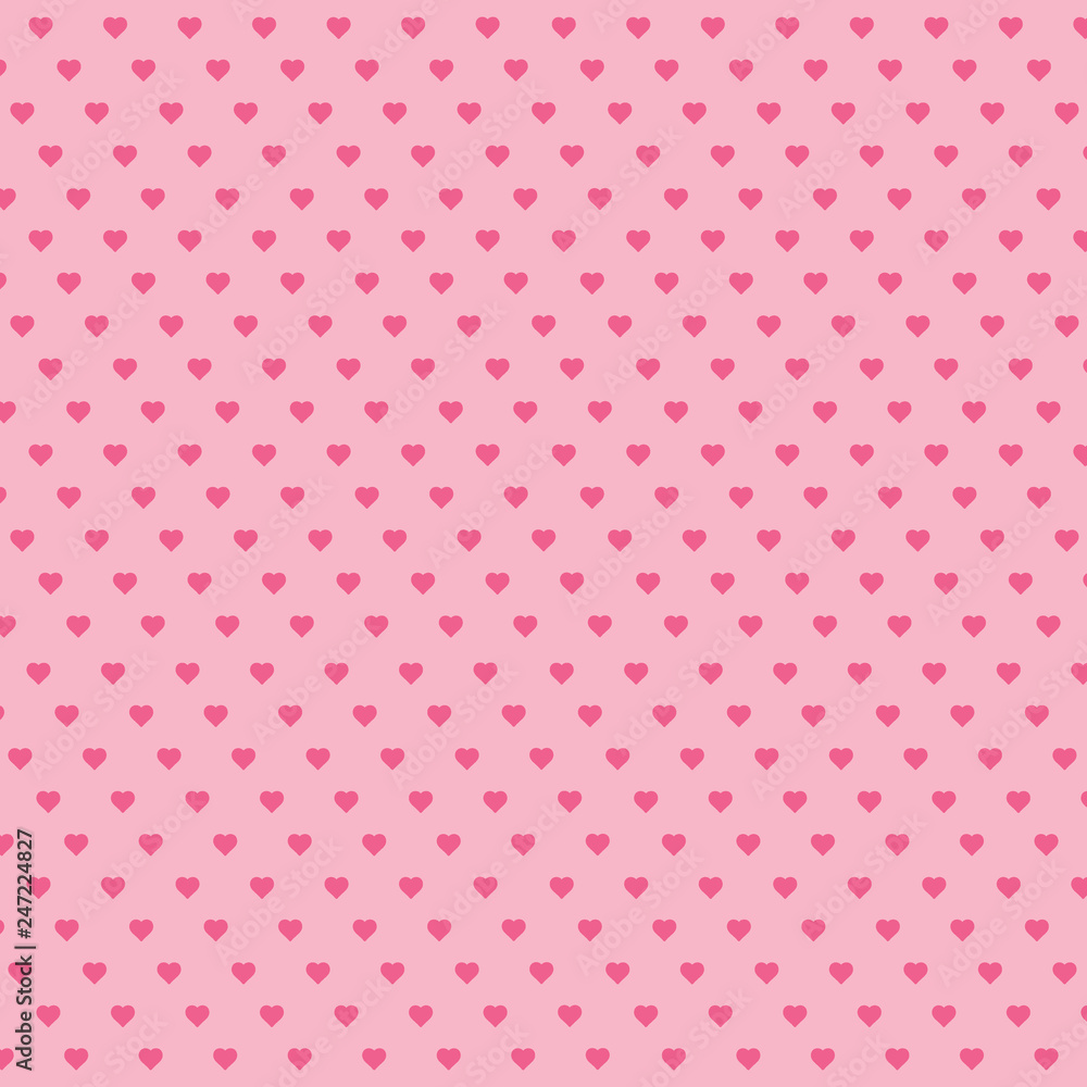 Heart background vector pattern - St Valentines day illustration repeating hearts popular love heart decor inspiration idea