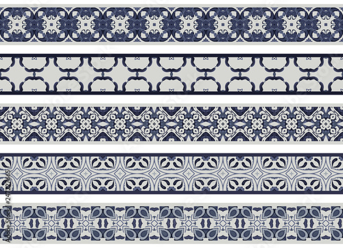 Wallpaper Mural Seamless decorative borders Torontodigital.ca