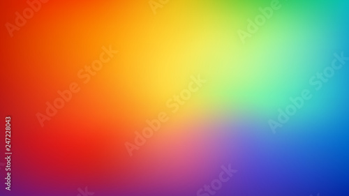 Fotografia Smooth and blurry colorful gradient mesh background