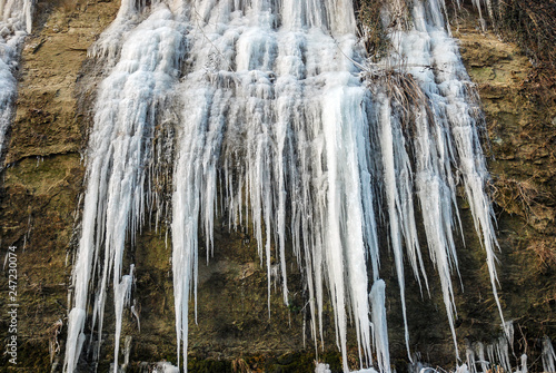 Iced waterfall