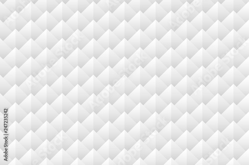 Triangle and of fish scale seamless pattern gray background. Vector illustration